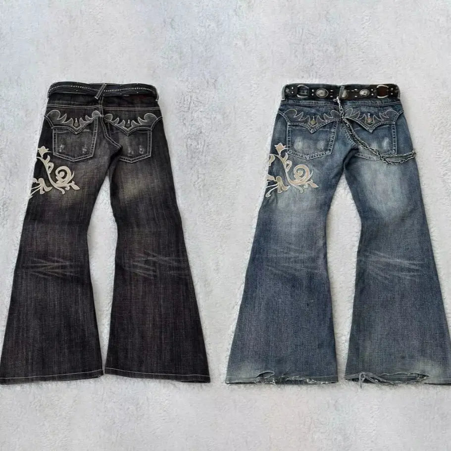 Fashion Machine Embroidery Jeans For Women Mijn winkel