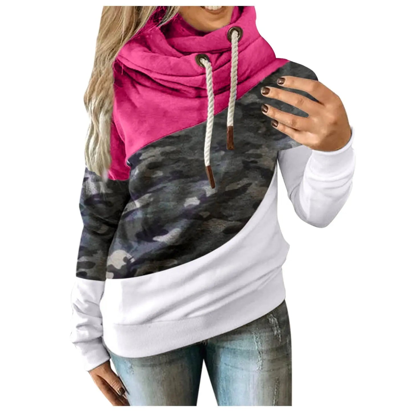 Hoodies Women Camouflage hoodie Sweatshirt Mijn winkel