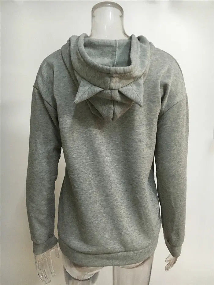 Long Sleeve Sweatshirt Hoodies Women Casual Crop Top Mijn winkel