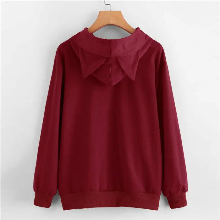 Long Sleeve Sweatshirt Hoodies Women Casual Crop Top Mijn winkel