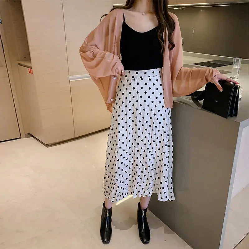 Women Spring Summer Cardigans V Neck Transparent Mijn winkel