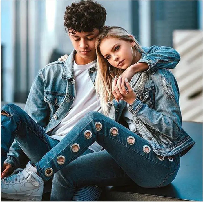 Fashion Tight Hoop Jeans For Women Mijn winkel