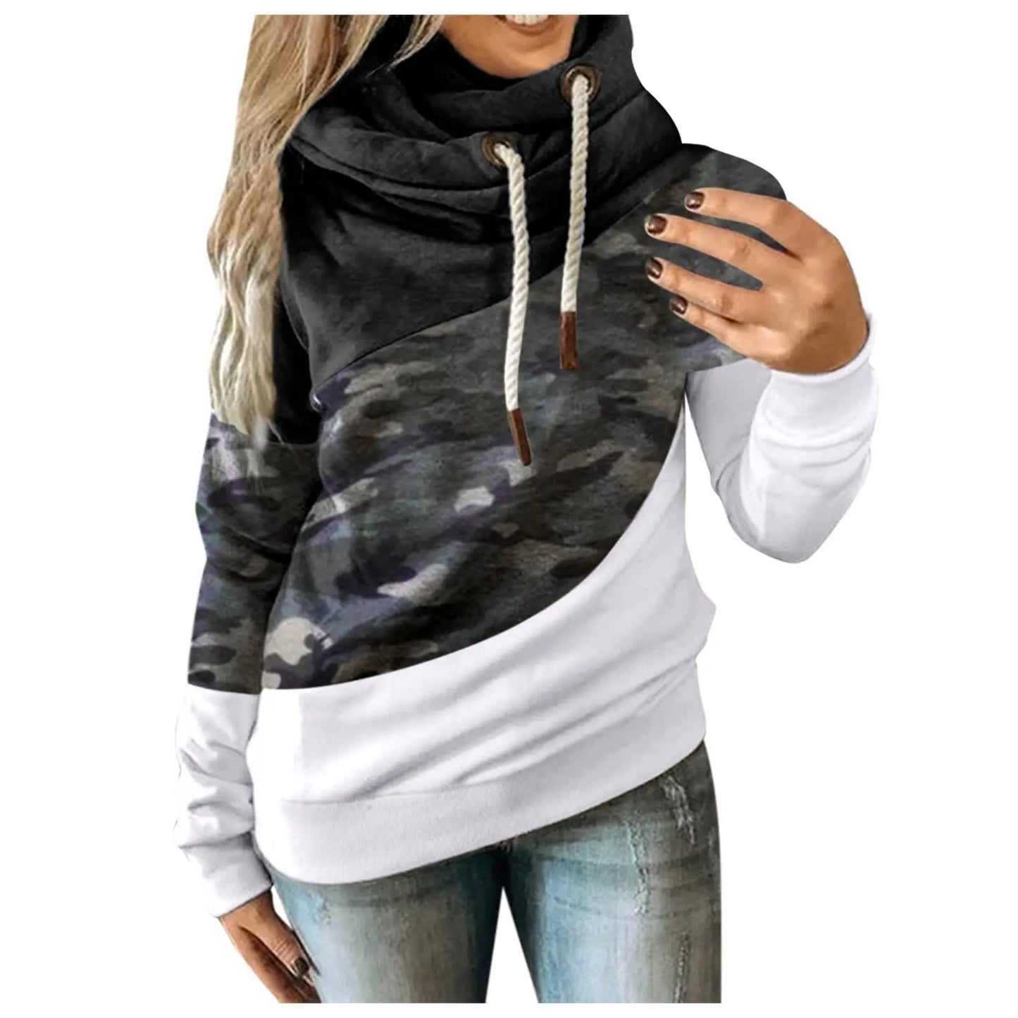 Hoodies Women Camouflage hoodie Sweatshirt Mijn winkel