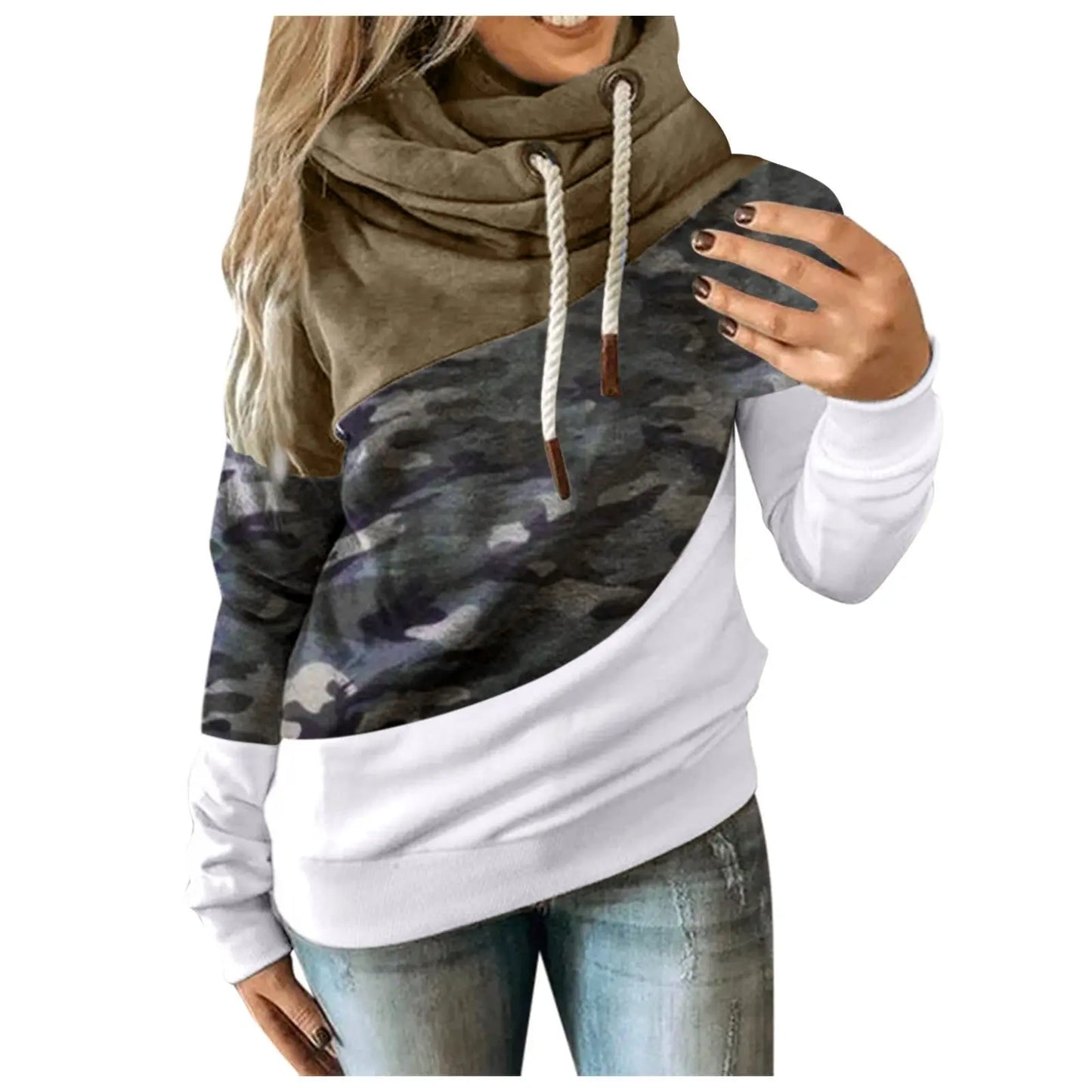 Hoodies Women Camouflage hoodie Sweatshirt Mijn winkel