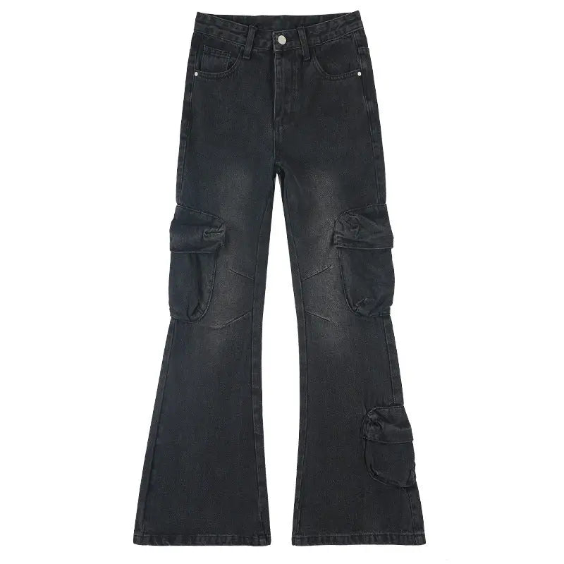 American Style Loose Cargo Jeans Women Mijn winkel