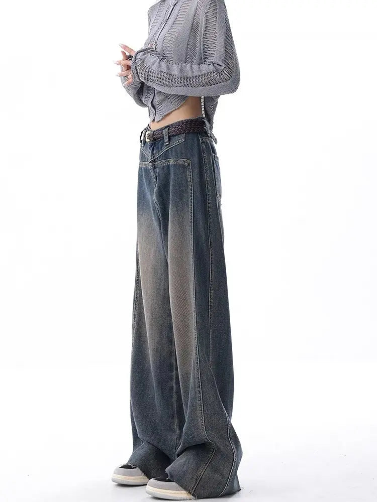 Wash Nostalgic Raw Hem Jeans Women Mijn winkel