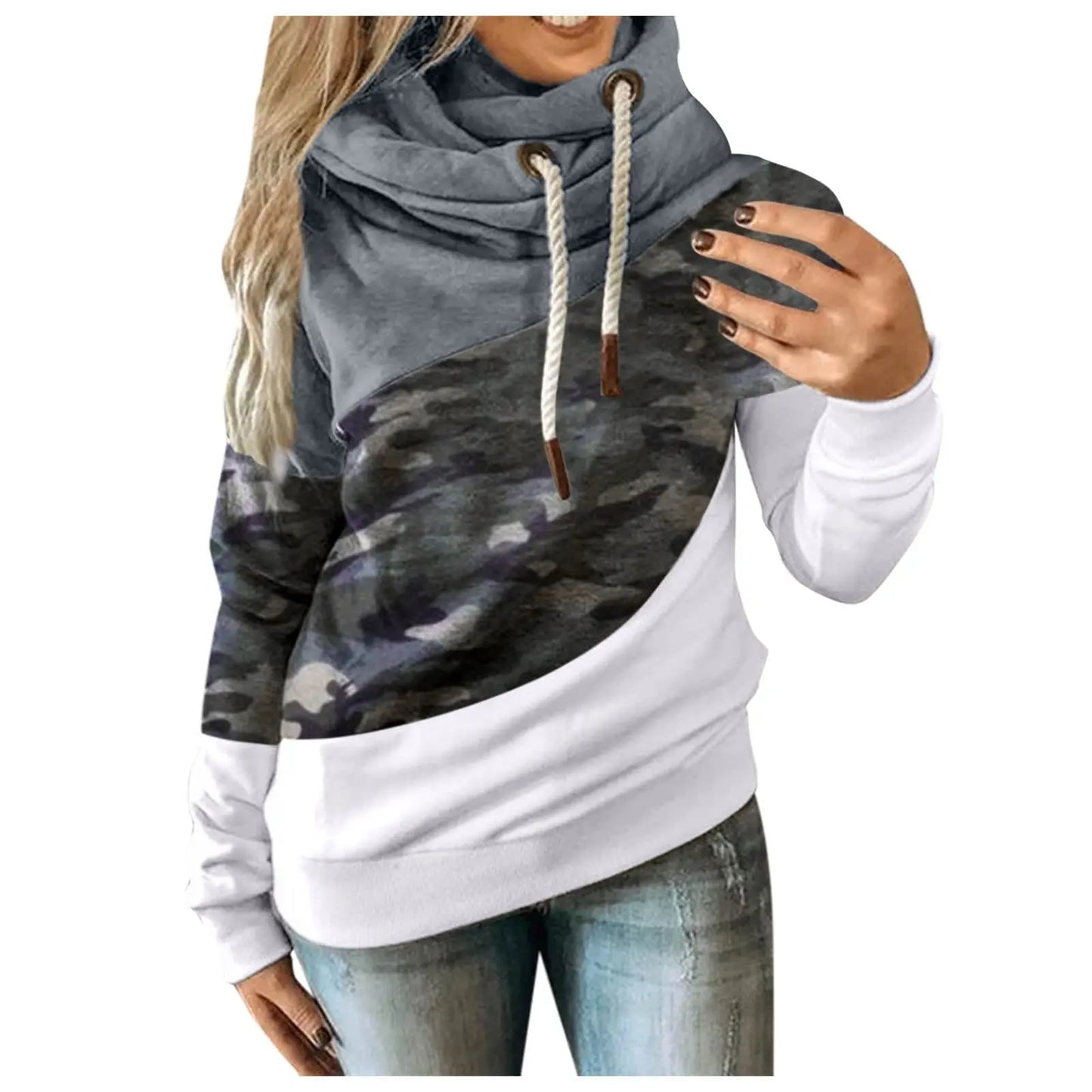 Hoodies Women Camouflage hoodie Sweatshirt Mijn winkel