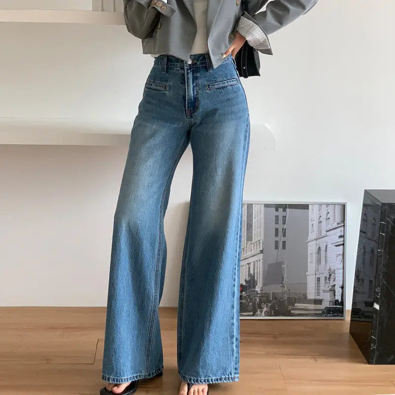 Retro High Waist Slimming Jeans Women Mijn winkel