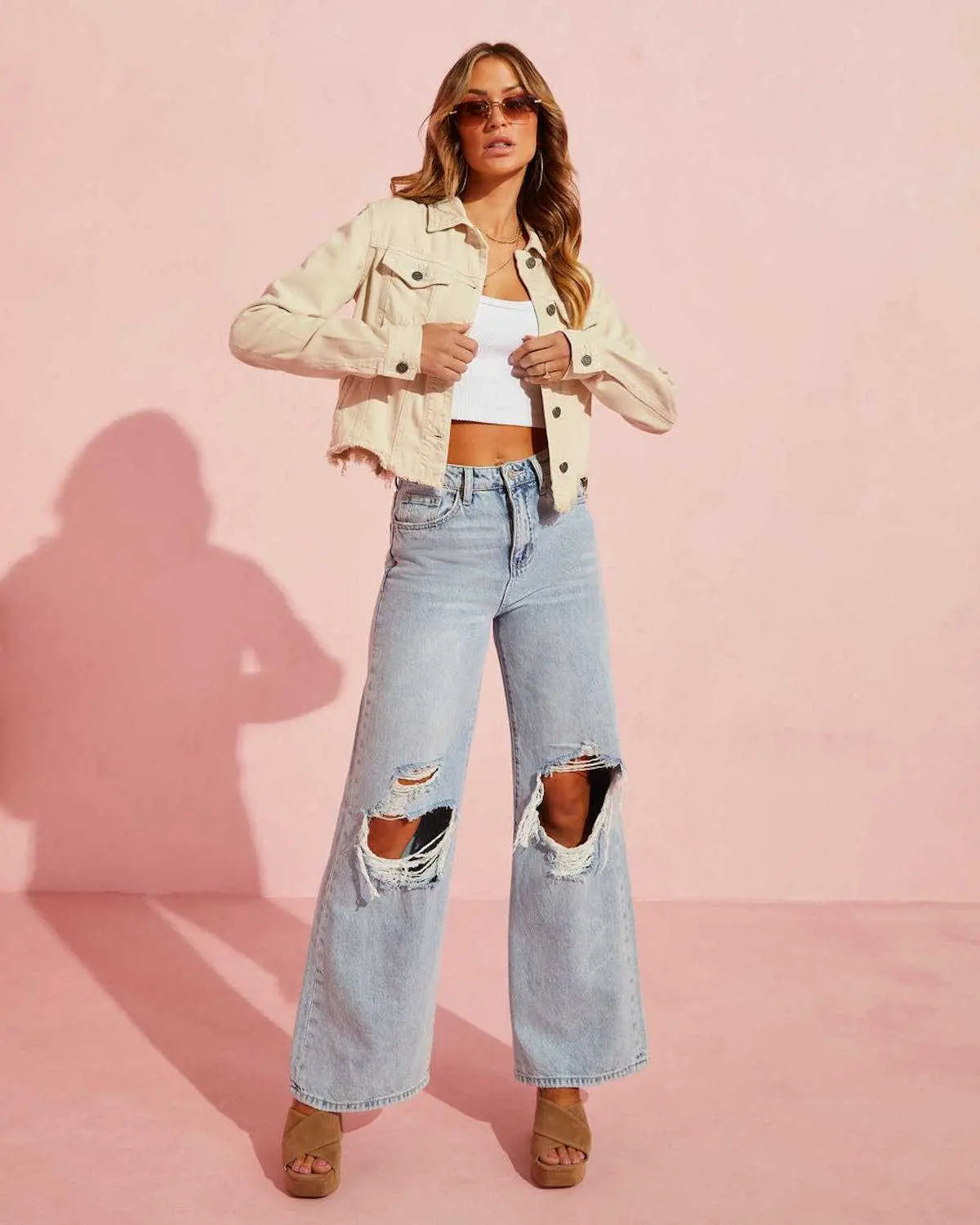 Ripped Slimming Jeans For Women Mijn winkel