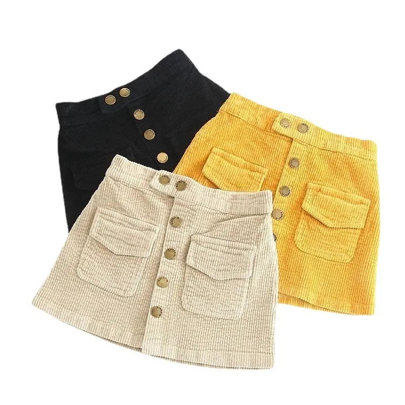 Girls' Skirts Western Style Corduroy Hip Skirts Mijn winkel