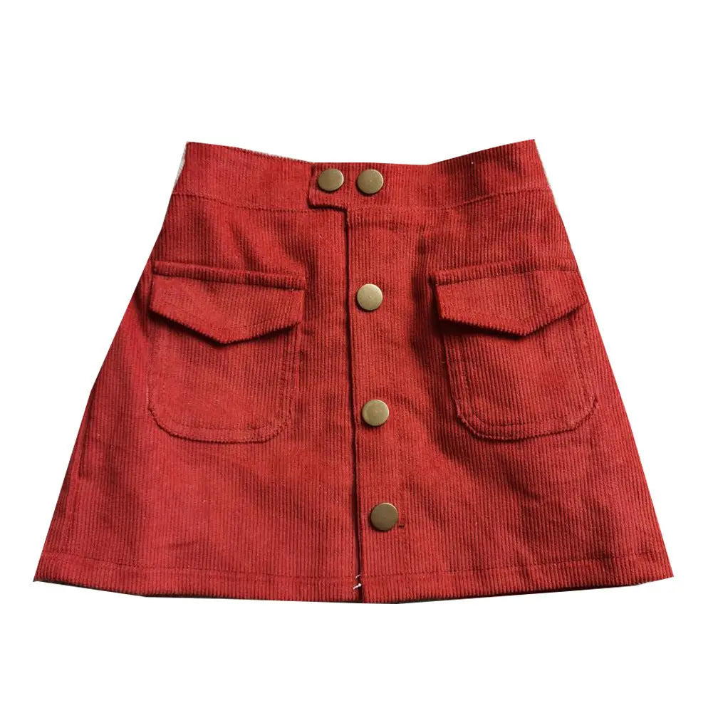 Girls' Skirts Western Style Corduroy Hip Skirts Mijn winkel