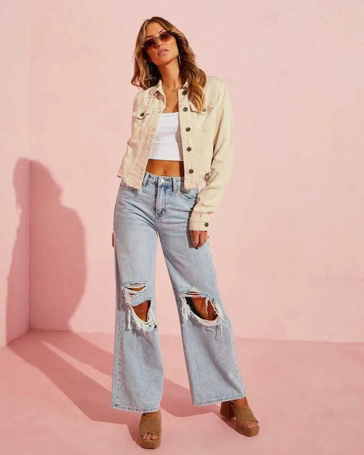 Ripped Slimming Jeans For Women Mijn winkel