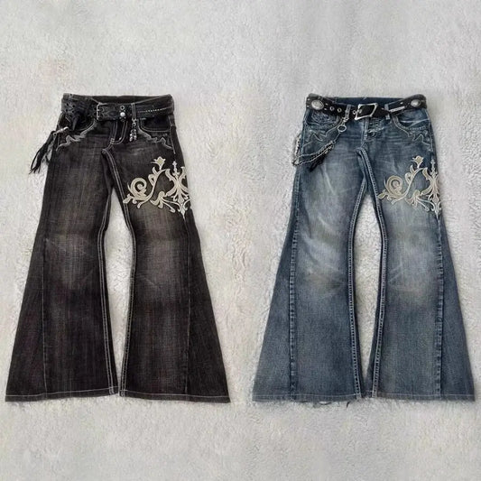 Fashion Machine Embroidery Jeans For Women Mijn winkel