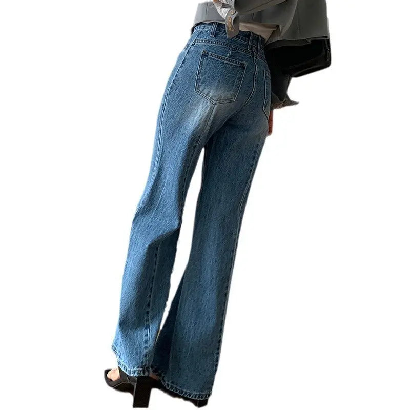 Retro High Waist Slimming Jeans Women Mijn winkel