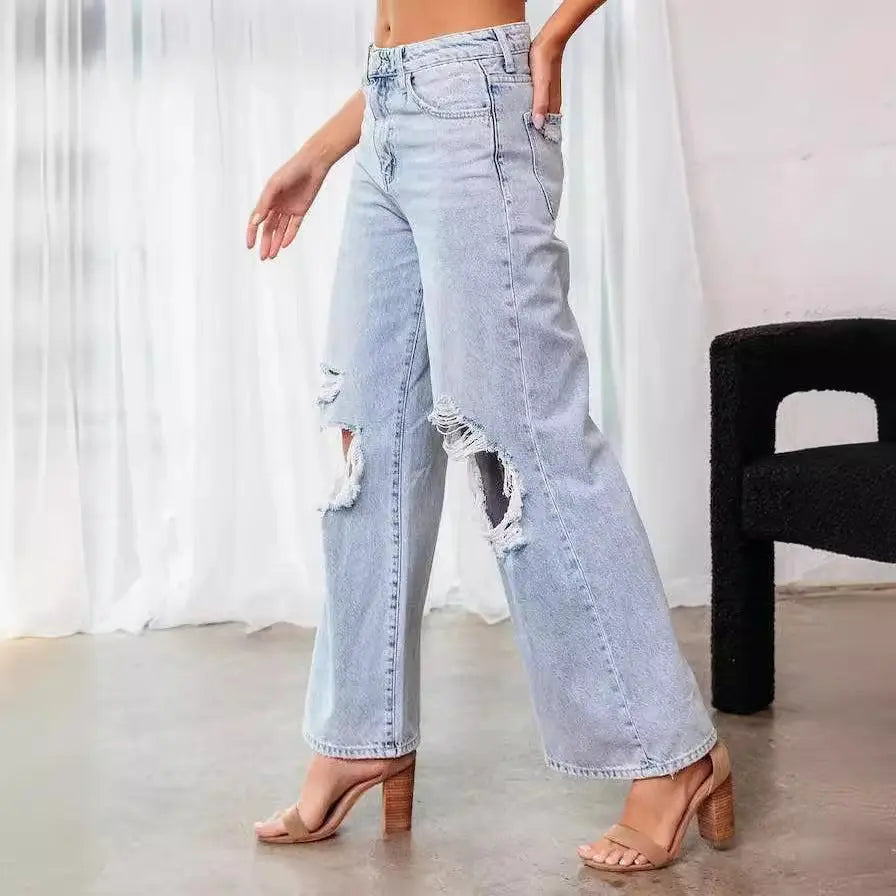 Ripped Slimming Jeans For Women Mijn winkel