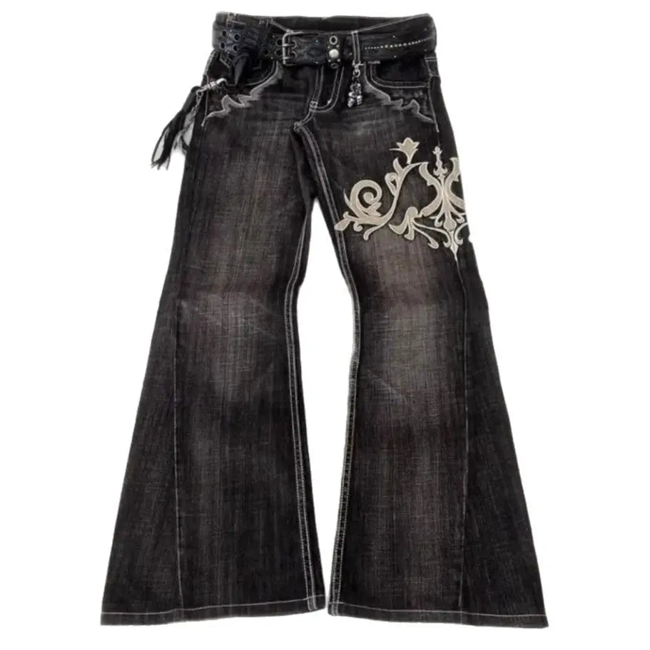 Fashion Machine Embroidery Jeans For Women Mijn winkel