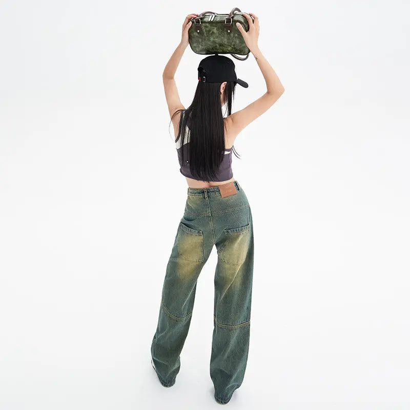 Fashion American Stitching Jeans For Women Mijn winkel