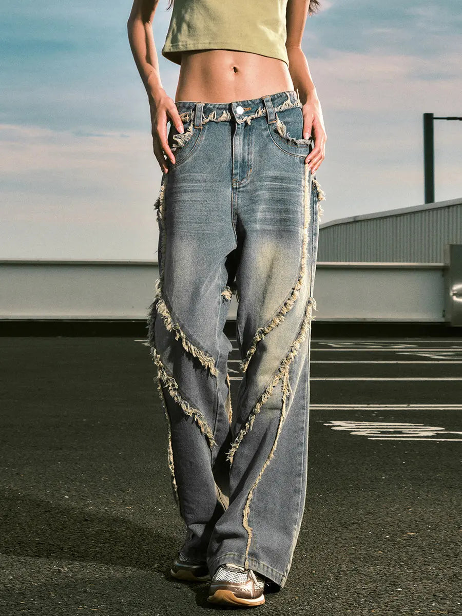 Retro Jeans For Men And Women Mijn winkel