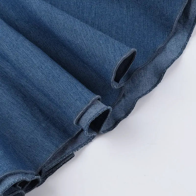 Fashion Tube Top Denim Dress Women Mijn winkel